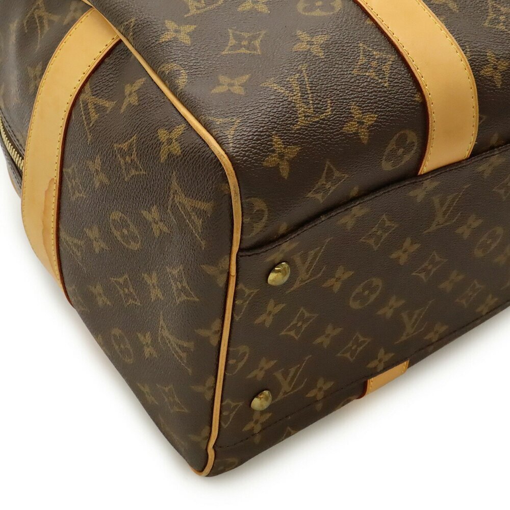 LOUIS VUITTON Authentic Brown Monogram Carryall Boston Bag - Picture 4 of 9